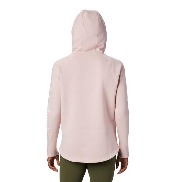 Columbia Hart Mountain Hoodies Pink For Women's NZ63459 New Zealand